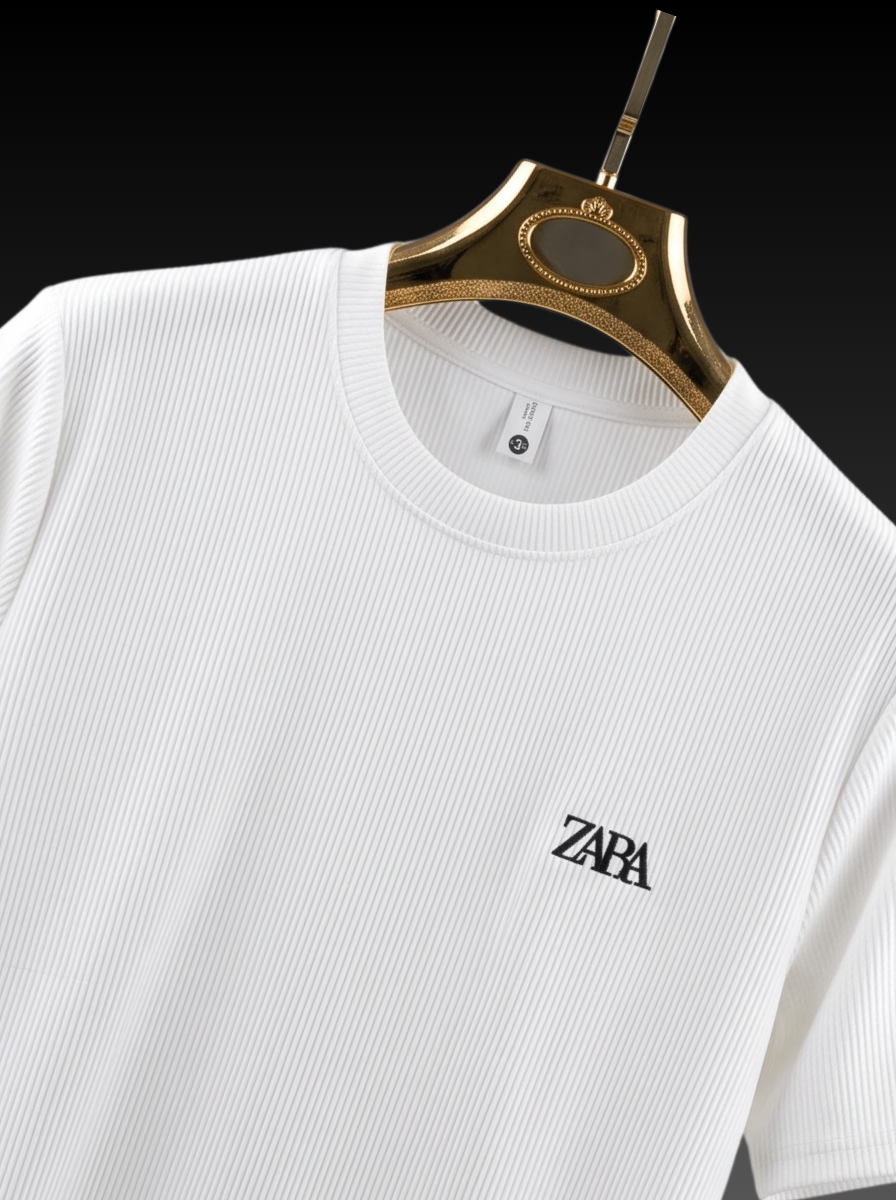 Ribbed T-Shirt &amp; Shorts Cordset