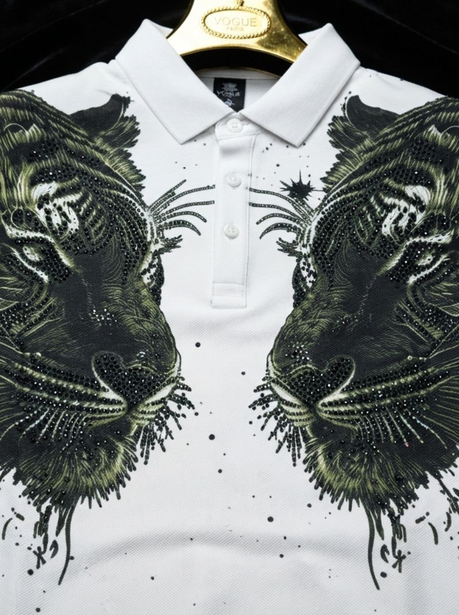 Twin Tiger Swarovski Polo