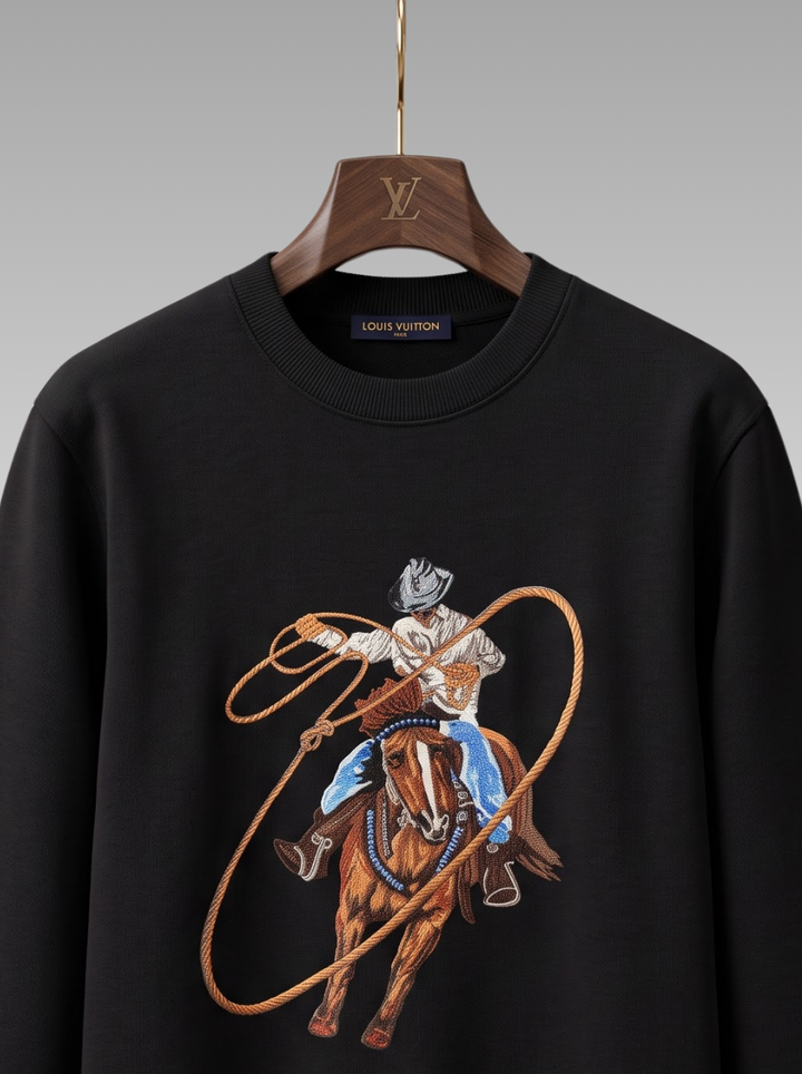 Premium Horse Rider Printed Sweatshirt