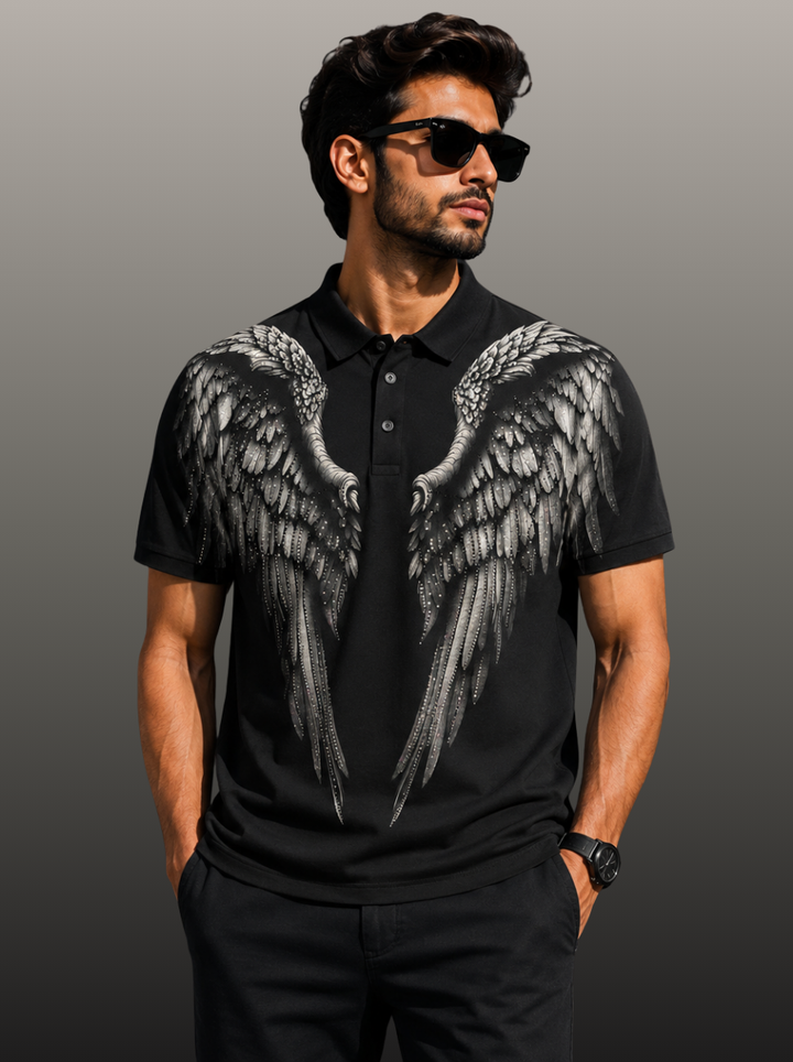 Angel Wings Swarovski Polo