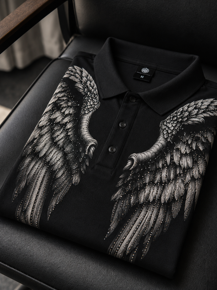 Angel Wings Swarovski Polo