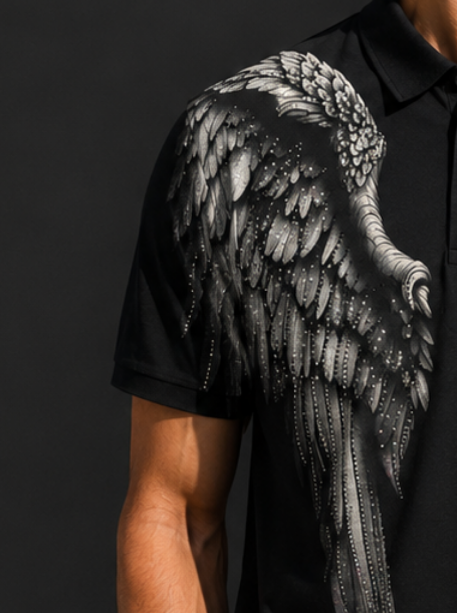 Angel Wings Swarovski Polo