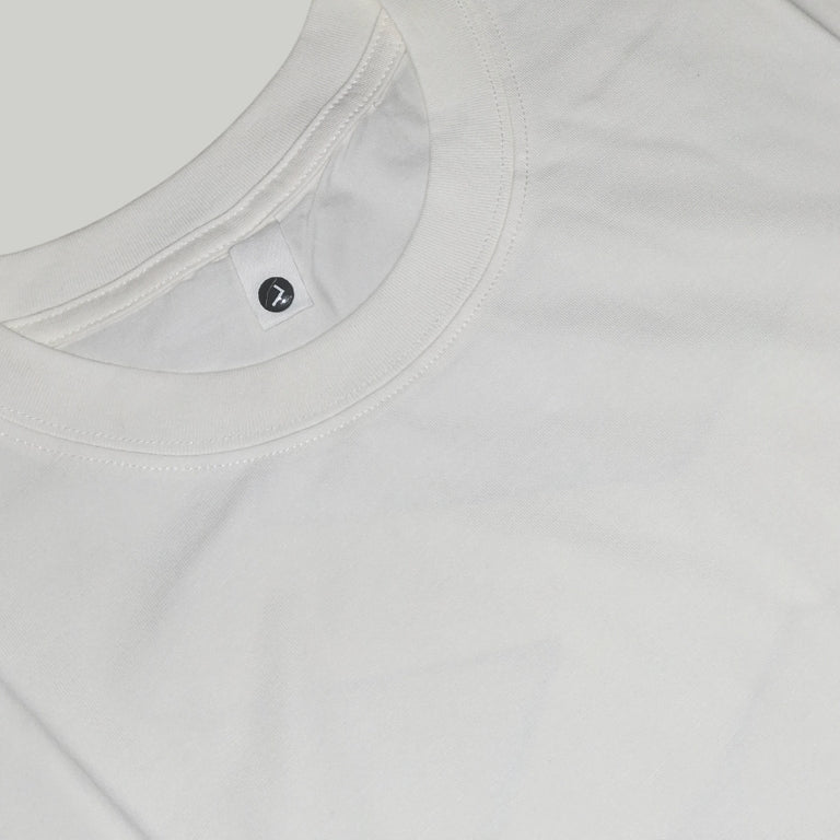 Embossed Round Neck T-Shirt