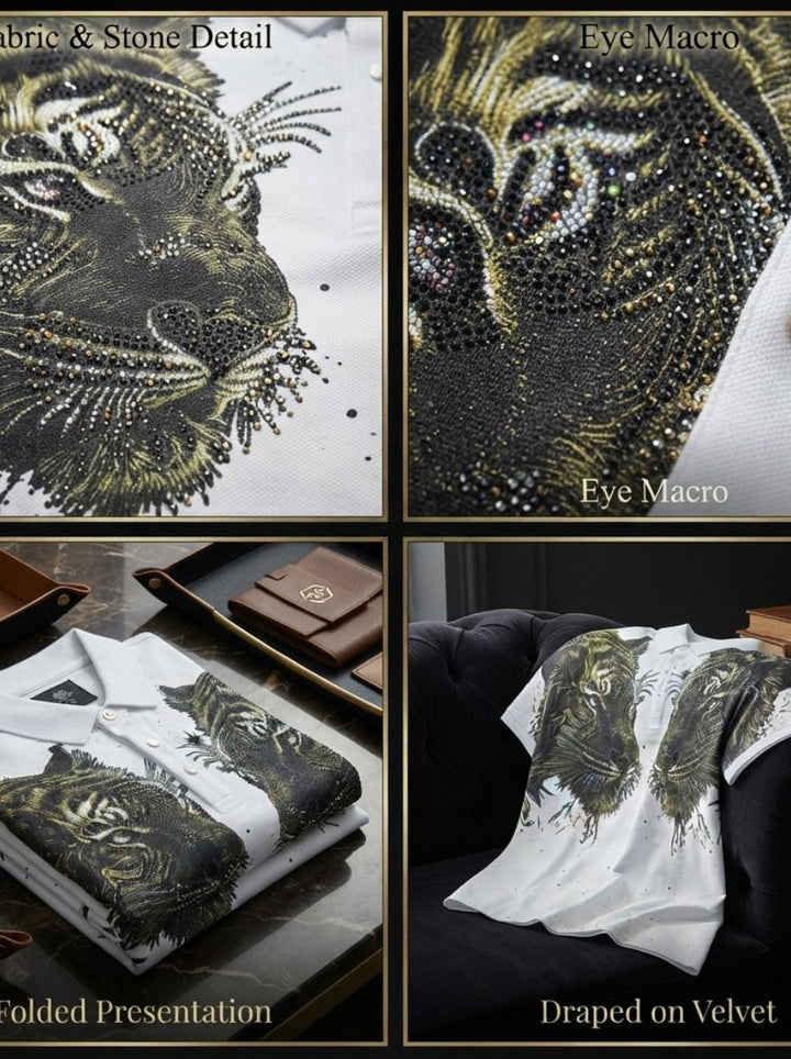 Twin Tiger Swarovski Polo