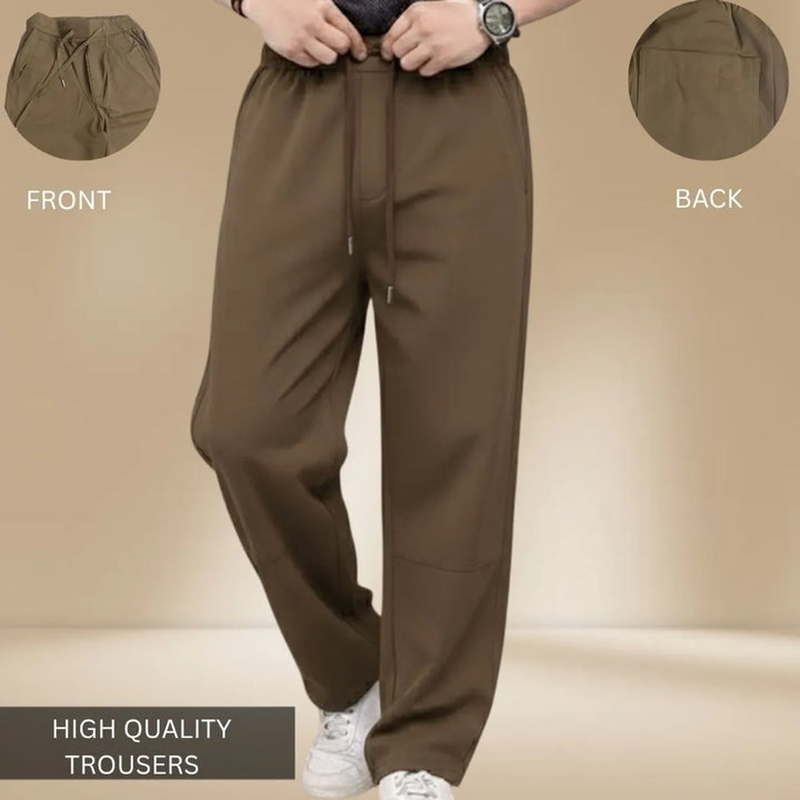 Relaxed Fit Stretch Trousers