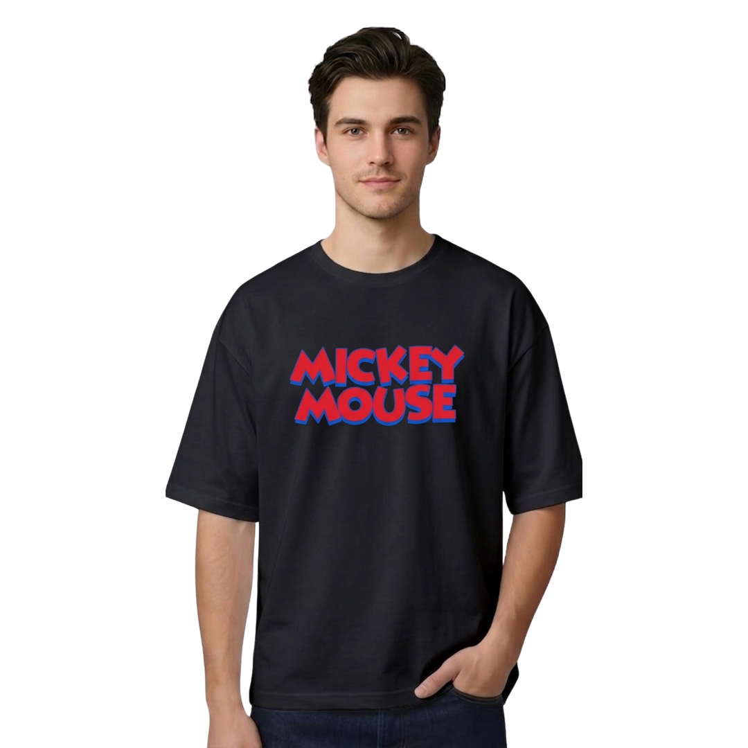 Mickey Mouse Oversized Graphic T-Shirt