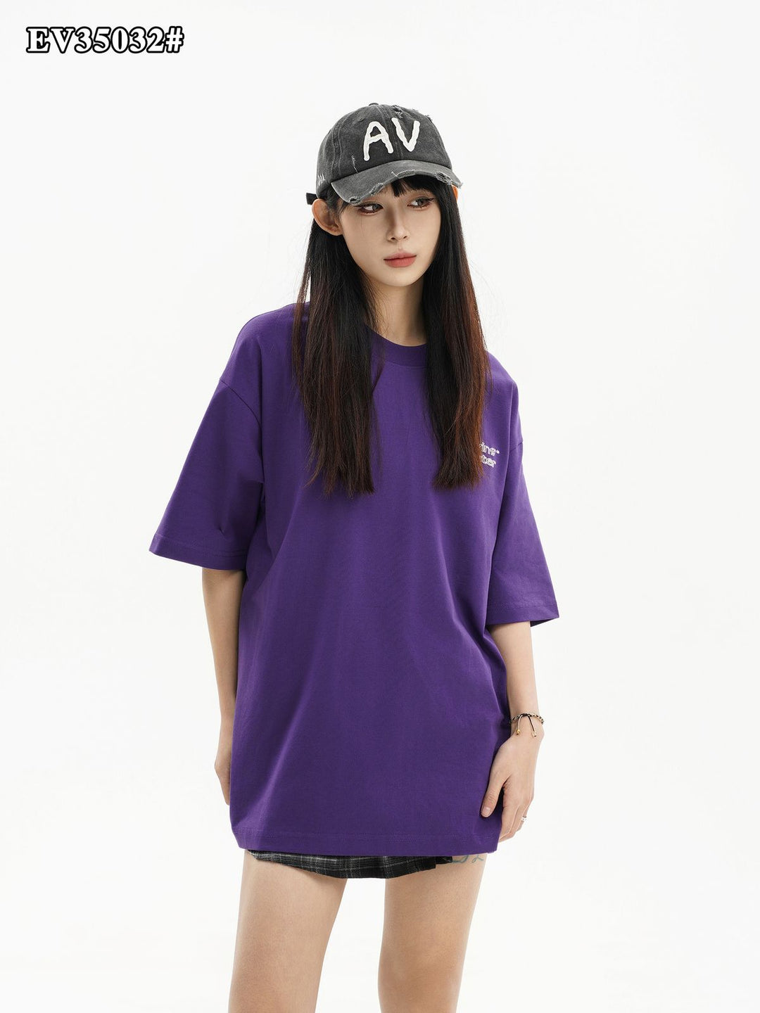3D Puff Print Oversized T-Shirt