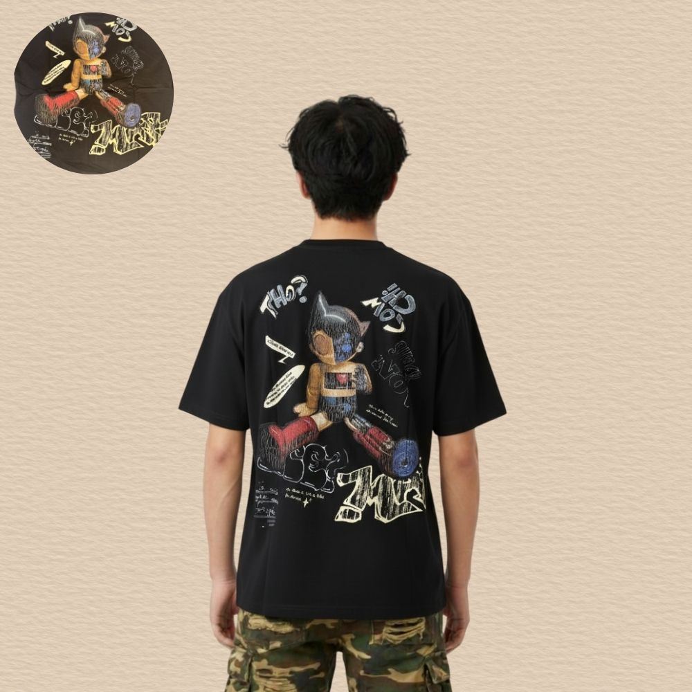 Premium Cotton Oversized Graphic T-Shirt