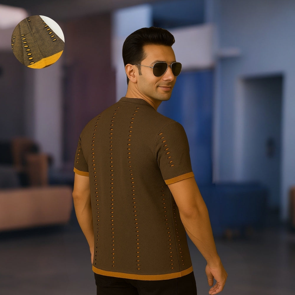 Rugged Zipper Oversized Cotton T-Shirt