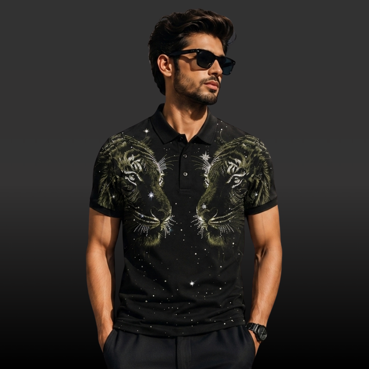 Twin Tiger Swarovski Polo