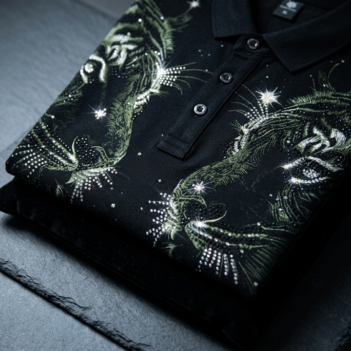 Twin Tiger Swarovski Polo