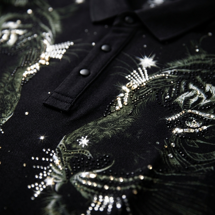 Twin Tiger Swarovski Polo