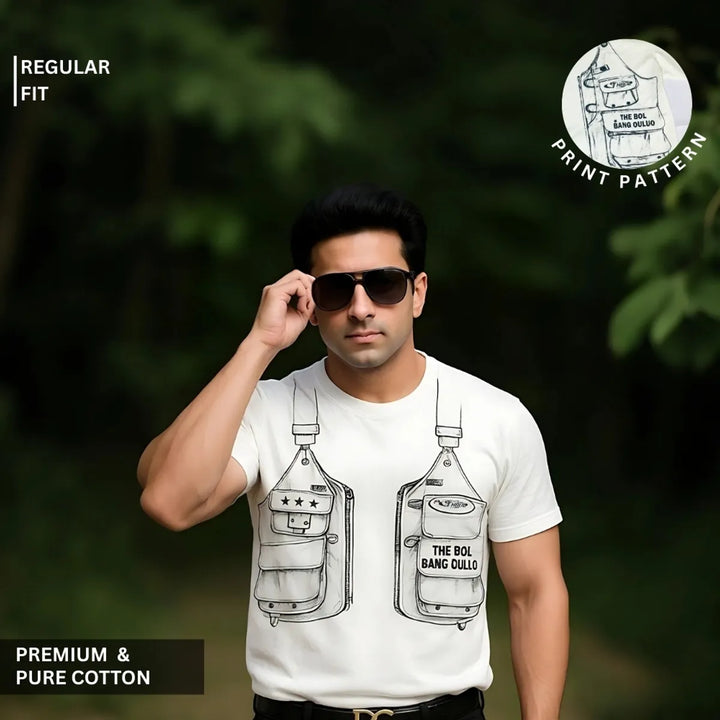 Printed Round Neck T-Shirt