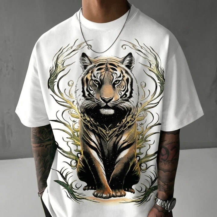 Tiger Swarovski Graphic T-Shirt