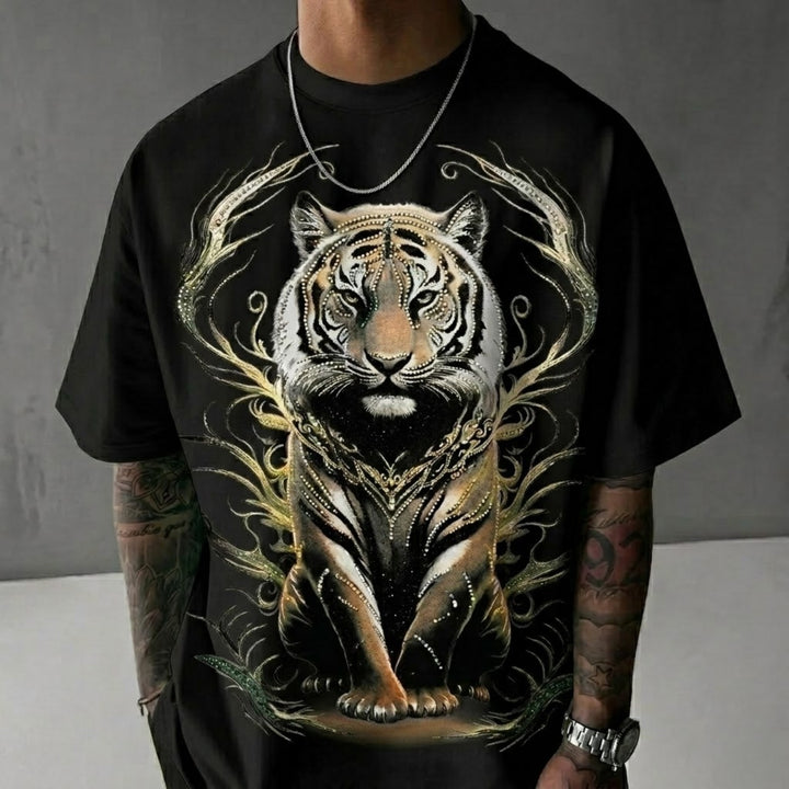 Tiger Swarovski Graphic T-Shirt