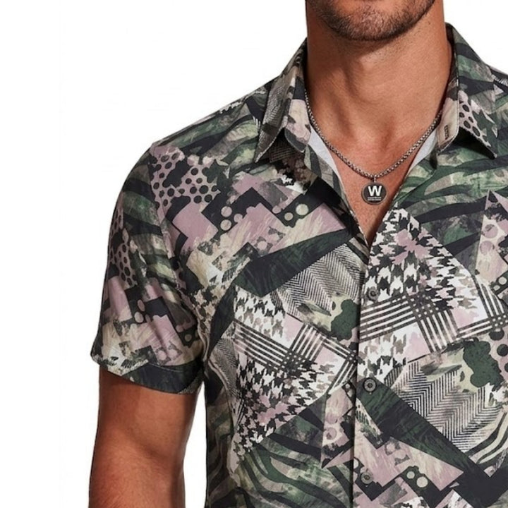 Patchwork Resort Shirt