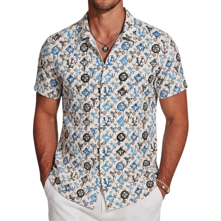 Geometric Print Shirt
