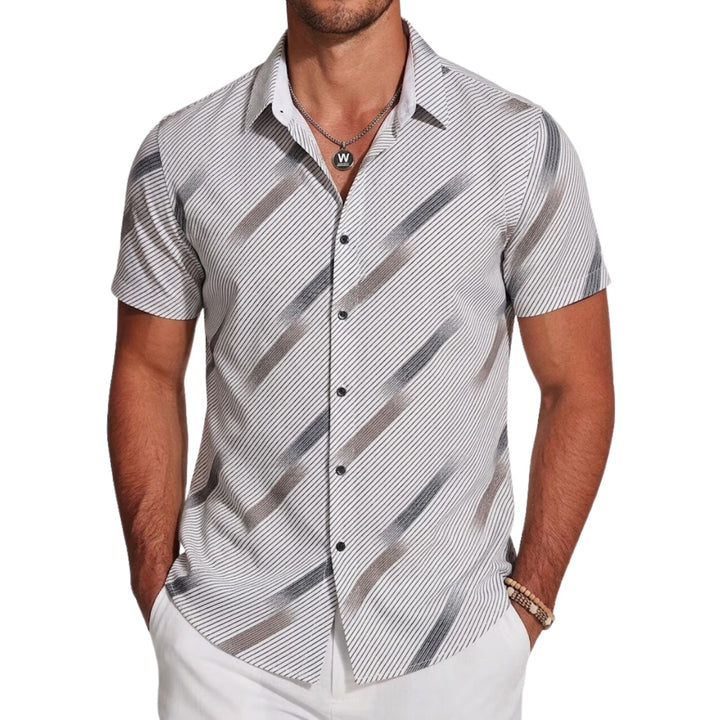 Textured Stripe Shirt