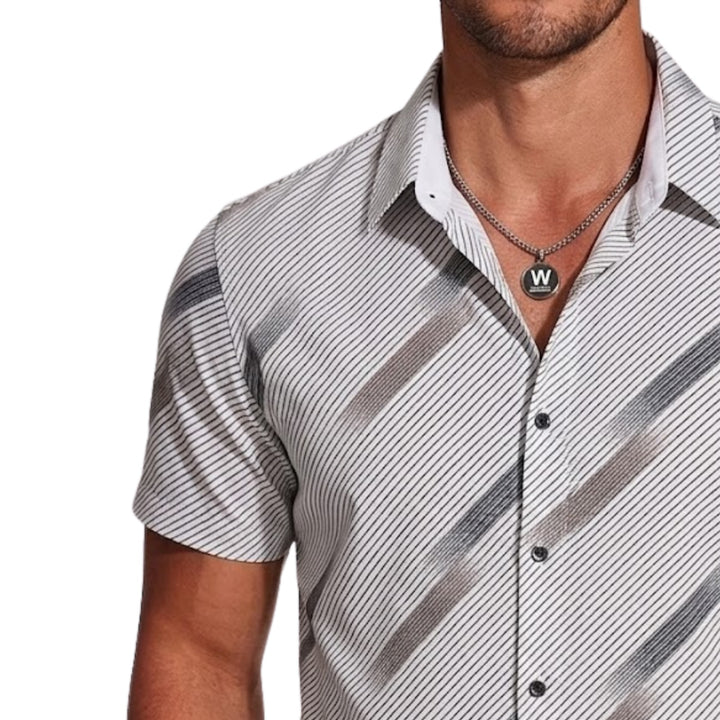 Textured Stripe Shirt