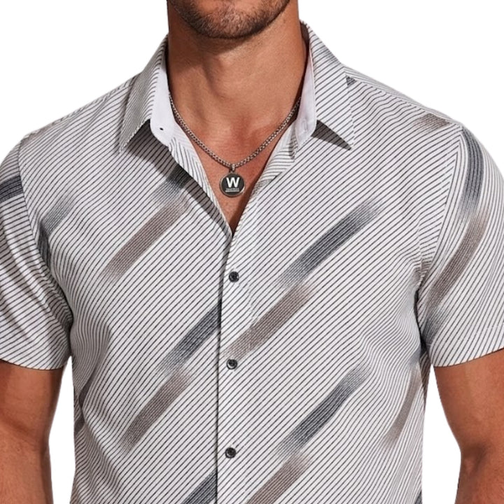 Textured Stripe Shirt