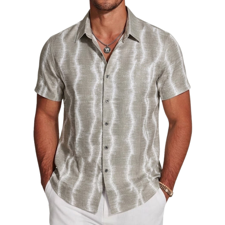 Kintsugi Wave Print Shirt