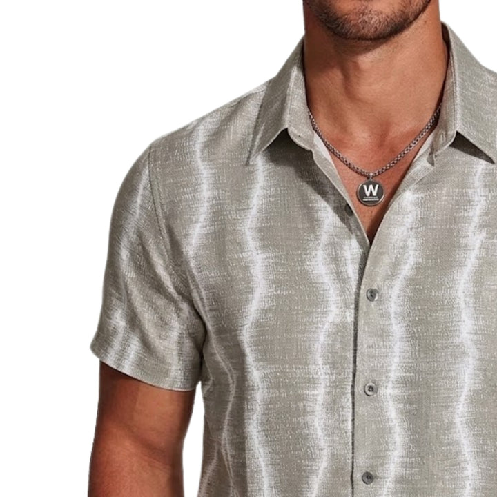 Kintsugi Wave Print Shirt