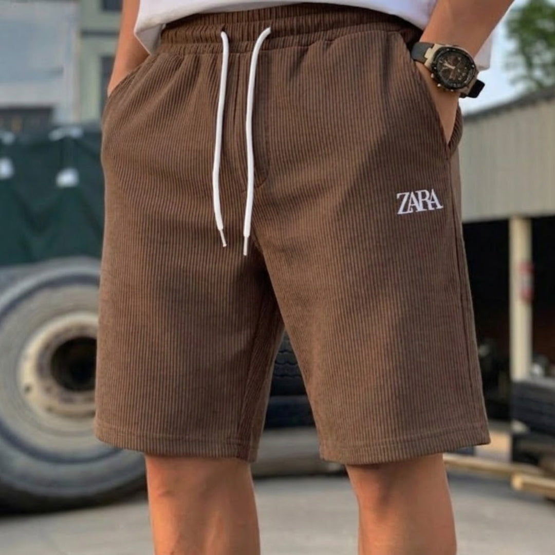 Ribbed T-Shirt &amp; Shorts Cordset