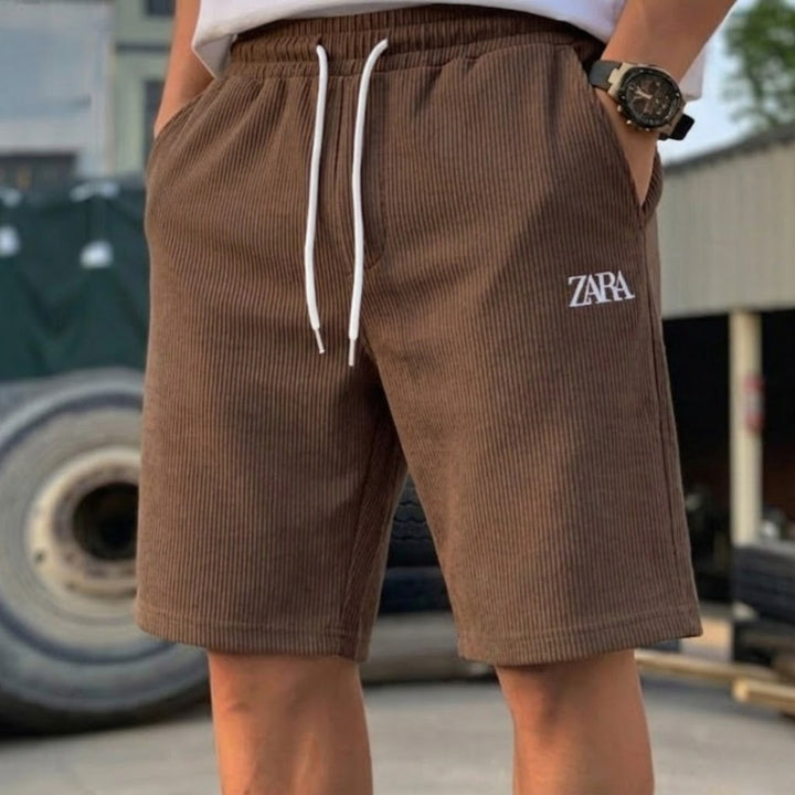Ribbed T-Shirt &amp; Shorts Cordset
