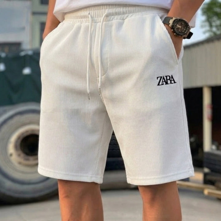 Ribbed T-Shirt &amp; Shorts Cordset
