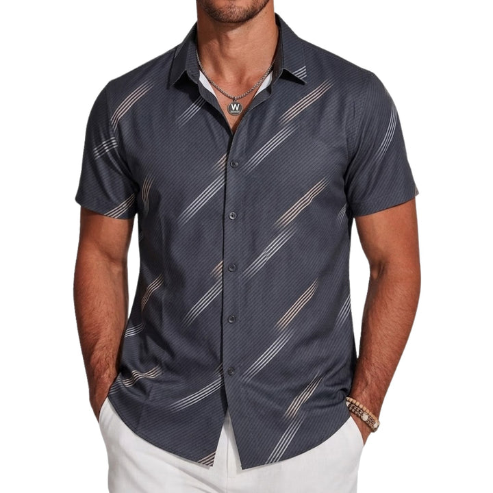 Textured Stripe Shirt