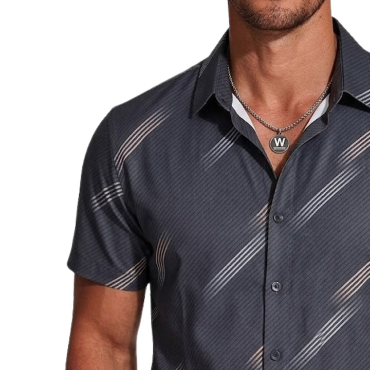 Textured Stripe Shirt
